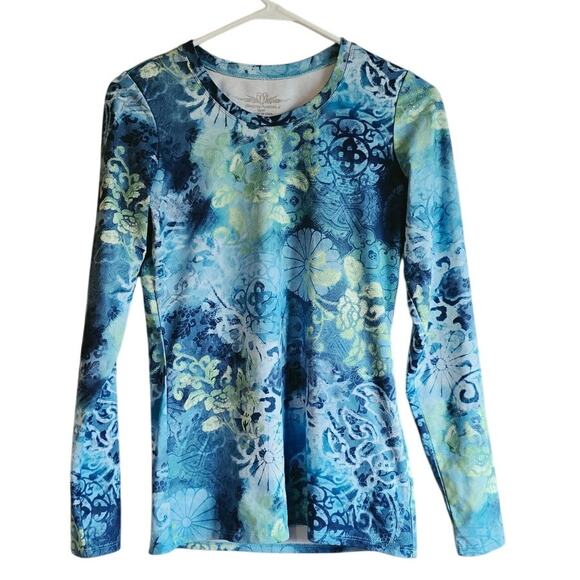 Snow Angel Tops - Snow Angel base layer winter garden long sleeve shirt size small